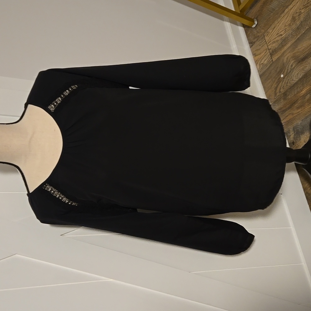 Old Navy Dressy Detail Black Top